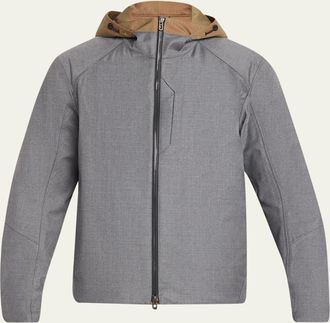 Sease Mens Summer Balma Waterproof Hooded Jacket