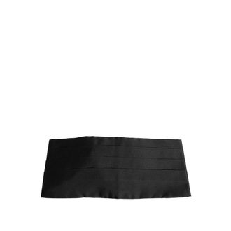 Dolce & Gabbana Belts, male, Black, Size: ONE SIZE Silk Wide Belt Waist Cummerbund