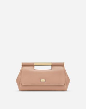 Dolce & Gabbana Borsa A Mano - Woman Handbags Beige Leather Onesize