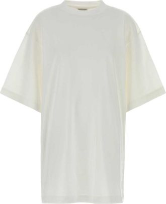 Bottega Veneta White Crew Neck T-Shirt