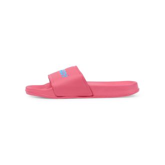 Freddy Ciabatte slider donna colori pastello con loghi a rilievo