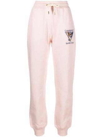 Casablanca Pantaloni sportivi Tennis Club con ricamo - Rosa