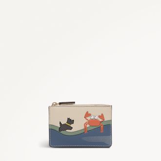 Radley London Salt Small Zip Card & Coin Holder Clawde Crab SS26 Radley London
