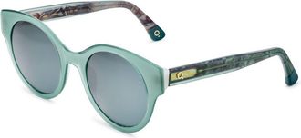 Etnia Barcelona Kea Sun Polarized TQWH Womens Sunglasses Blue Size 52