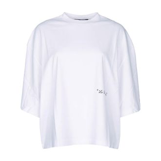 Jacquemus Le T-shirt Le Palmier - Tops - Mujer - Blanco - XS