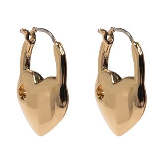 Kate Spade New York Accessoires, Dames, Geel, ONE Size, Drijvende Hartvormige Oorbellen