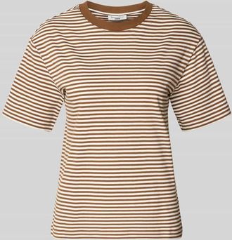 Marc O'Polo Denim Marc OPolo Denim Regular Fit T-Shirt aus reiner Baumwolle in Mittelbraun, Gr&ouml;&szlig;e XL