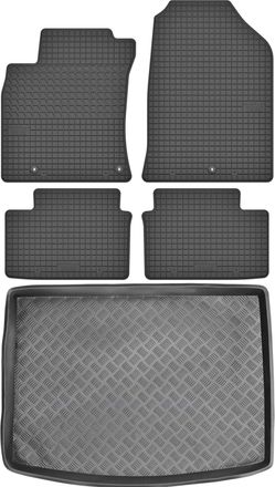 OEM Juego De Alfombrillas De Goma Para Coche Y Alfombrilla Para Maletero Para Kia Ceed Iii Hatchback (2018)
