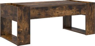 vidaXL Mesa De Caf&eacute; Roble Ahumado 110 X 50 X 41 Cm Vidaxl