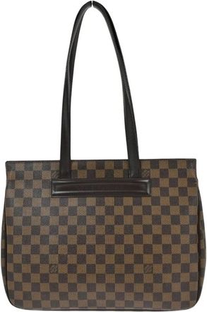 Louis Vuitton Pre-owned Tote Bags, female, Brown, Size: ONE SIZE Pre-owned Vintage Damier Ebene Canvas Tote Bag