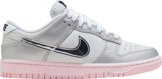 Nike Womens Dunk Low LX Metallic Silver Pink Foam