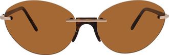 Andy Wolf Zuri B Mens Sunglasses Gold Size 62