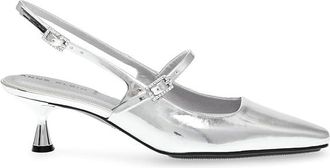 Anne Klein Tyra High Womens Heels Silver : 6.5 M, Synthetic