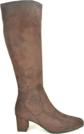 Caprice Bruin Stretchdaim Bot 5cm - Dames - Laarzen met Hak - Bruin - 39 EU - Schoenen