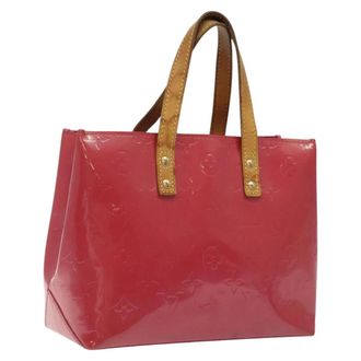 Louis Vuitton Reade Monogram Vernis Pink Patent_Leather Handbag (Pre-Owned)