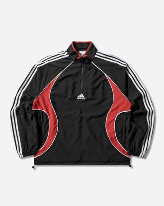adidas Men s Teamgeist Half Zip Sweatshirt Black