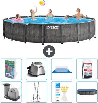 Intex Piscina Prism Frame Redonda - 549x122 Cm - 9-piezas S649