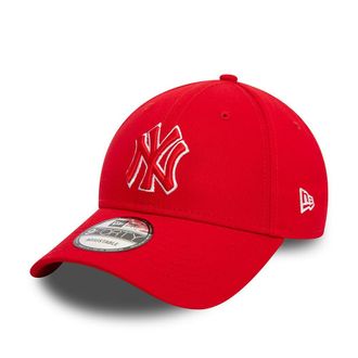 New Era 9Forty Strap Cap - Outline New York Yankees red