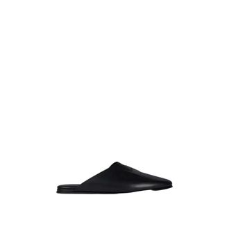 Givenchy Schoenen, Dames, Zwart, 41 EU, Leer, Label Nappa Leren Mules