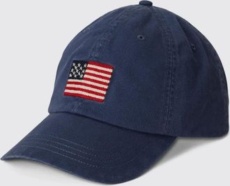 Polo Ralph Lauren Cappello da baseball con logo bandiera Polo Ralph Lauren
