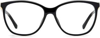 Jimmy Choo London Black JC318/G Metal Cat-Eye Glasses