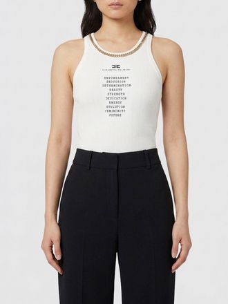 Elisabetta Franchi Top Woman color Ivory