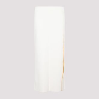 Jil Sander Ivoor Viscose Mix Rok