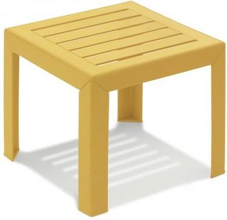 Grosfillex Grosfillex Miami Mesa Baja Amarillo Indio 40x40x39 Cm