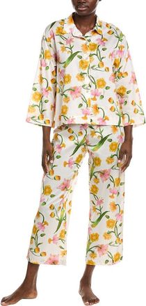 Natori Solene Cotton Sateen Notch Pj Set