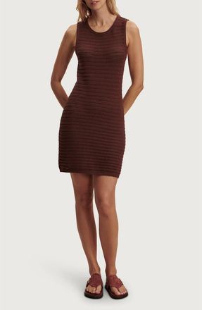 Varley Shane Knit Minidress in Ironwood at Nordstrom, Size Xx-Small
