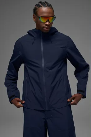 Alo | Alpha Shell Jacket in Navy, Size: Medium