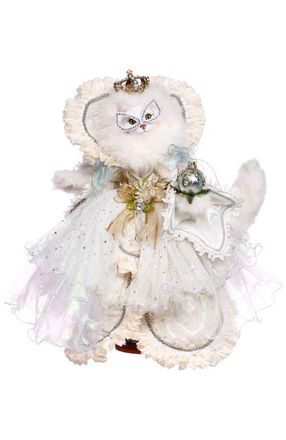 Mark Roberts Queen Of Christmas Cat in White at Nordstrom