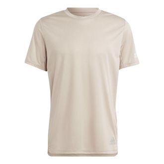 adidas Playera Run It T-Shirt Beige IJ6833