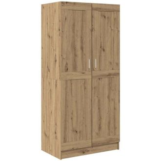 vidaXL Wardrobe Artisian Oak 82.5 x 51.5 x 180 cm Engineered Wood vidaXL