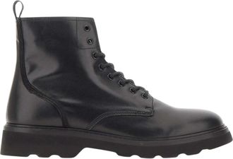 Woolrich Lace-Up Leather Boots