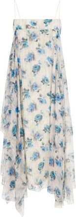 Tory Burch Maxi Jurken - Dames - Maxi kleedjes - Blauw - 2XS - Kleedjes
