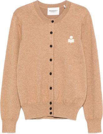 Isabel Marant Cardigan con logo - Toni neutri