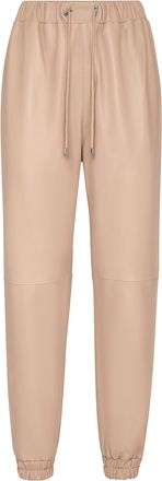 Philipp Plein Soft Leather Jogging Trousers