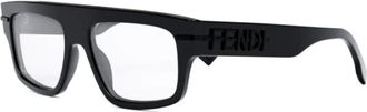 Fendi graph Optical Frame - unisex - Brillen - Zwart - 54 MM - Accessoires