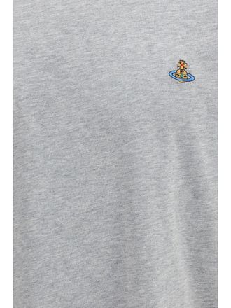 Vivienne Westwood Classic Orb Embroidered T-Shirt - Gray