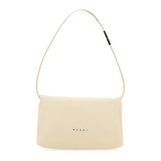 Marni Shoulder Bags, female, Beige, Size: ONE SIZE Prisma Bag Small