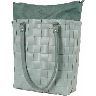 Handed By Soho Recycled Plastic Handbag in Grey/green at Nordstrom, Size Small
