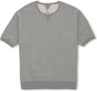 Fortela Ohio Brushed Jersey Short Sleeve Sweatshirt in Grey at Nordstrom, Size Xx-Large Eu