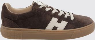 Hogan Sneaker H705 in pelle di vitello e suede con logo H a contrasto