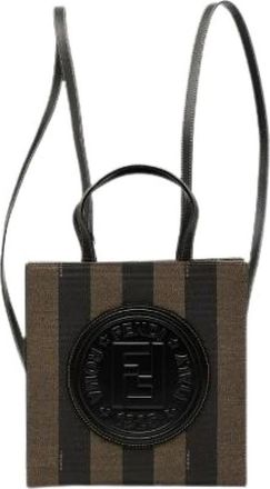 Fendi Pre-owned Zaino Fendi Pequin in PVC 3-in-1 - - Pre-owned - Donna - Nero - ONE SIZE