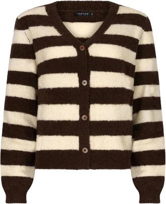 Ydence Ydence - Cardigan Felicity - Dames - Truien - Veelkleurig - Maat: M Wol
