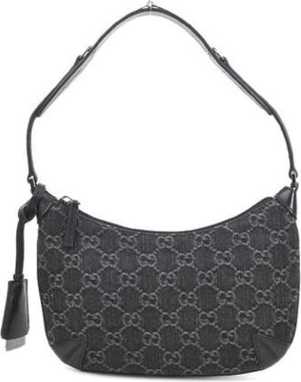 Gucci Pre-owned Shoulder Bags, female, Black, Size: ONE SIZE Pre-owned Leather gucci-bags