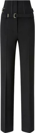 Pinko Stijlvolle Broek in Roze - Dames - Straight fit broeken - Zwart - M - Broeken