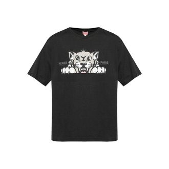 Kenzo T Shirt Nero-Uomo