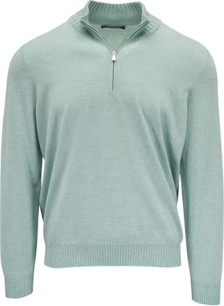 Gran Sasso Maglione con zip - Verde